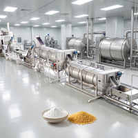 Nieuwe Aanvoer Aardappelchips Productielijn 1000kg/u Dubbele Trommeldroger Lichte Kleur Chips voor Samengestelde Chips Grondstof