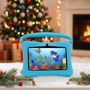 <span class=keywords><strong>Tablet</strong></span> per Bambini con Doppia Fotocamera, <span class=keywords><strong>Tablet</strong></span> PC da 7 Pollici, Adatto per l'Apprendimento WiFi e Applicazioni Educative per Bambini. - Product Image 1