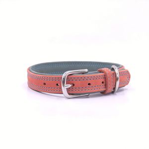 Ensemble collier et laisse pour chien en cuir de première qualité, haut de gamme, réglable, durable, collier Puppr en cuir véritable, colliers rembourrés pour animaux de compagnie - Product Image 6