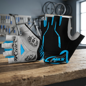 Leather Impact Gloves Weightlifting Men Women Breathable Half <b>Finger</b> Non-Slip Palm Protection Mountain <b>Bike</b> Riding Outdoor - Product Image 3