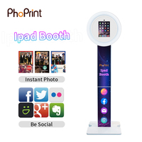 Ipad Pro Photomaton de 12.9 pouces Photomaton Ipad Anneau Lumière Photomaton Machine Cercle Ipad