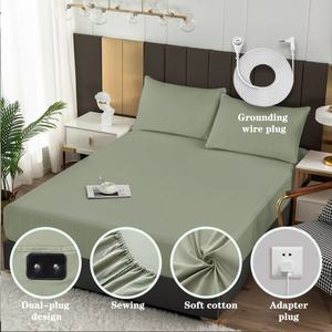 Couvre-lit en coton et fibres d'argent pour mise à la terre, avec logo personnalisé, doux, pour l'été, améliore la qualité du sommeil, bien-être naturel pour la maison - Product Image 1