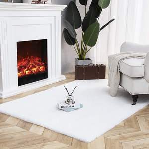 <span class=keywords><strong>Tapis</strong></span> pelucheux en peau de mouton douce et blanche, moderne, poils longs, fausse fourrure, <span class=keywords><strong>tapis</strong></span> de laine en peluche, chambre à coucher, chevet, décor à la maison, <span class=keywords><strong>tapis</strong></span> de sol en polyester - Product Image 3