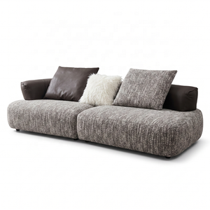 Ensemble modulaire en tissu minimaliste moderne, mobilier de salon de luxe, canapé sectionnel Cloud pour villa et appartement - Product Image 1