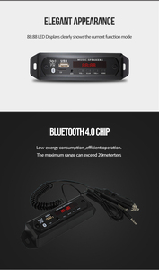 Vire xe MP3 WMA Bảng Giải mã âm thanh máy nghe nhạc MP3 USB TF FM Đài phát thanh mô-đun không dây <span class=keywords><strong>Bluetooth</strong></span> 5.0 Kit - Product Image 4