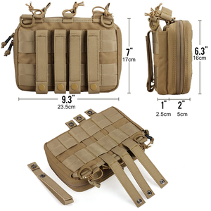 กระเป๋าอเนกประสงค์แบบยุทธวิธี Molle สำหรับใส่เครื่องมือแพทย์ EMT พร้อมช่องใส่แม็กกาซีนแบบสามชั้นสำหรับ M4 M16 - Product Image 4