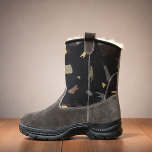 Botas de nieve para hombre, cálidas, gruesas, antideslizantes, de caña alta, para exteriores, para clima frío - Product Image 2