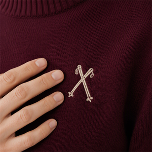 Maßgefertigte Kaschmir-Strickwaren für Skiresorts OEM Team-Uniformen mit Bestickten Logos - Product Image 5