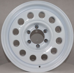 <span class=keywords><strong>Jantes</strong></span> en alliage d'aluminium modifiées tout-terrain de 17 pouces, tournées sur tour, légères, peintes, avec couvercle décoratif, PCD 139.7 ET 0, modèle 234 - Product Image 5