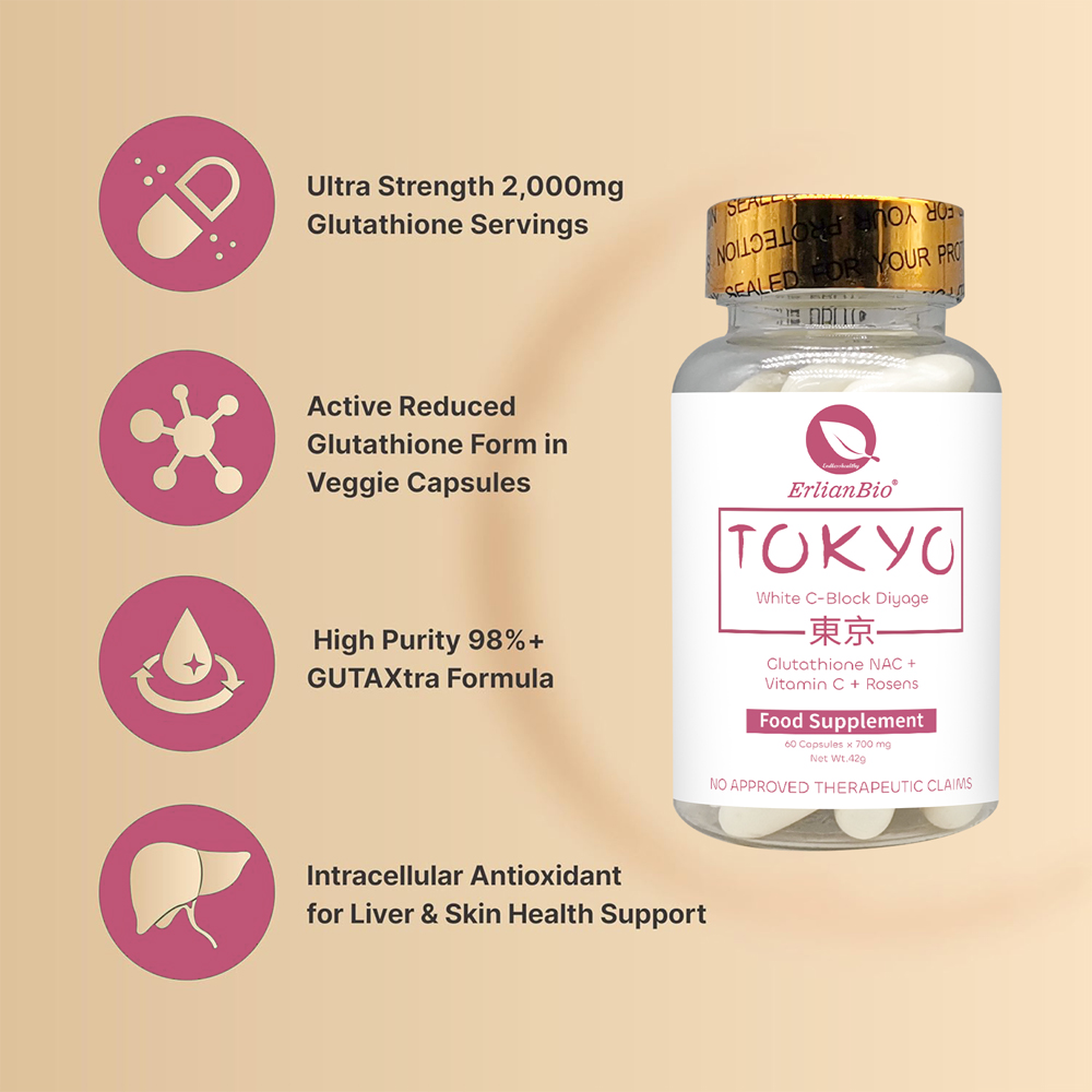 glutathione nac and vitamin c Preciglow: Liposomal Glutathione, NAC & Vit C main image 1