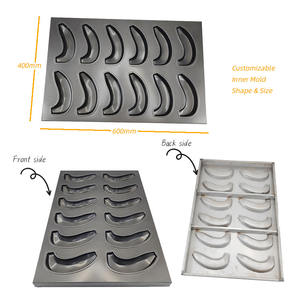 ถาดอบขนมคุณภาพสูง ปลอดภัยต่ออาหาร ไม่ติดกระทะ แบบมืออาชีพ 12 หลุม รูปทรง<span class=keywords><strong>กล้วย</strong></span> สำหรับ<span class=keywords><strong>เค้ก</strong></span> มัฟฟิน คัพเค้ก ใช้กับเตาอบอุตสาหกรรม - Product Image 4