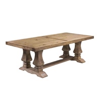 Ensemble de table de restaurant d'extérieur en bois J2S avec un design contemporain pour une utilisation hôtelière