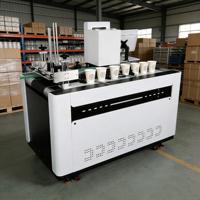 Chicai 2025 Automatic Single Pass Side Inkjet Printer for Printhead 4 Colors Dye Ink 40m/min Speed for Disposable Paper Cup