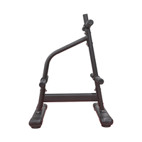Support de barre d'haltères en acier avec cadre en acier inoxydable pour machine d'entraînement fonctionnel de musculation commerciale - Durable et portable