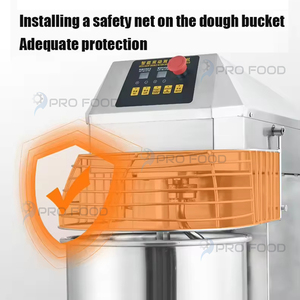 Mélangeur à pâte avec mélangeur à spirale multifonctionnel pour pain, pizza et beignet. - Product Image 6