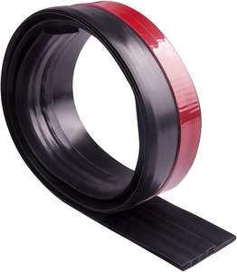 Joint d'étanchéité de bas de <span class=keywords><strong>porte</strong></span>, bloqueur de courant d'air, bande d'étanchéité pour bas de <span class=keywords><strong>porte</strong></span> - Noir - Product Image 3