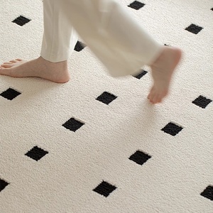 Nouveau Modèle 2024, Tapis PP en Soie de Diatomée Gaufrée, Imperméable et Anti-Taches pour Salon, Facile <span class=keywords><strong>à</strong></span> Nettoyer, Tapis Haut de Gamme Luxe pour Usage Domestique - Product Image 1