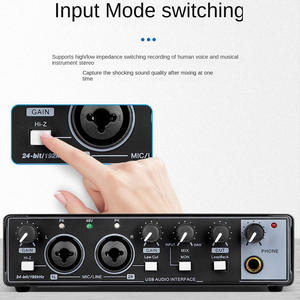 <span class=keywords><strong>Carte</strong></span> <span class=keywords><strong>Son</strong></span> Professionnelle avec Monitoring <span class=keywords><strong>pour</strong></span> Enregistrement Live de <span class=keywords><strong>Guitare</strong></span> Électrique et Chant en Studio - Product Image 6