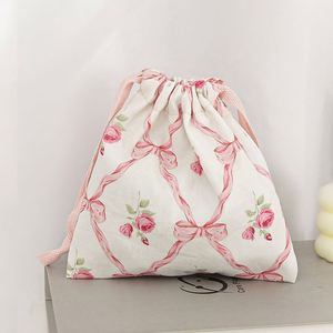 Sacs en coton de luxe en gros avec cordon de serrage, réutilisables, grand format, personnalisables avec logo, imprimés en sérigraphie, pour cadeaux, artisanat et emballage de rangement - Product Image 3