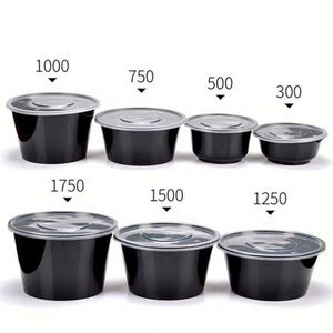 Custom Design Round <b>Disposable</b> PP <b>Food</b> <b>Containers</b> With Lids - Product Image 4