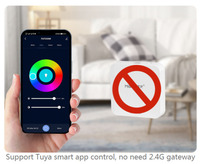 Contrôleur LED Miboxer HW5 WiFi 2.4G 5 canaux 30A 12V 24V 36V 48V avec variation de luminosité, application intelligente Tuya, rythme musical, RGB CCT RGBW RGBWC