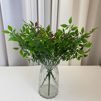 Plante Artificielle Décorative à 5 Branches Feuilles de Menthe, Prix Compétitif