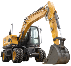 Excavadora de Ruedas de Primera Calidad XE105WG de 10.5 Toneladas y 100 HP con Martillo Multifuncional y Tubería - Product Image 2