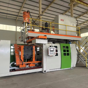 Machine d'extrusion-soufflage automatique pour la fabrication de fûts chimiques à double anneau de 200L, 220L et 55 gallons en PEHD - Product Image 1