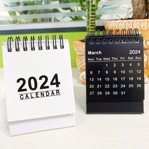 Promotion Gift Custom Simple <b>Small</b> Size Calendar <b>Office</b> Spiral Binding Daily Monthly Printing Mini Calendar Custom Logo - Product Image 2