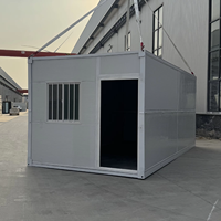Casa Contenedor Modular Prefabricada Personalizable, Ensamblaje Rápido, Panel Sándwich, Oficina Móvil