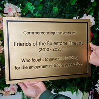 Plaque commémorative funéraire en métal avec lettres personnalisées en bronze moulé pour tombes