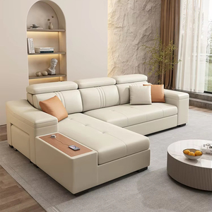 Canapé-<span class=keywords><strong>lit</strong></span> moderne sectionnel à double angle, canapé-<span class=keywords><strong>lit</strong></span> convertible, <span class=keywords><strong>armoire</strong></span> de rangement pliante pour le salon - Product Image 2