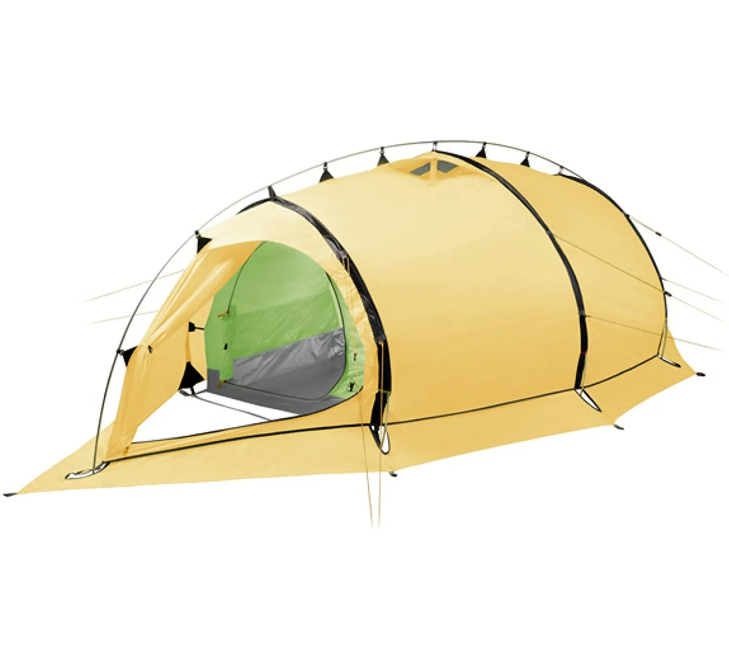 Tunnel Type Tent for 2 Person Windwall 2 Mountaineering & Mountain Tourism Camping Tent Outdoor