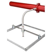 Tuyau flexible en acier inoxydable homologué UL FM pour sprinkler anti-incendie avec composants d'installation de support, système de lutte contre l'incendie automatique