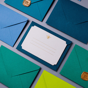 Logo personalizzato personalizzato di lusso <span class=keywords><strong>lettera</strong></span> di ringraziamento con carta di imballaggio invito a nozze busta di carta con incisione - Product Image 3