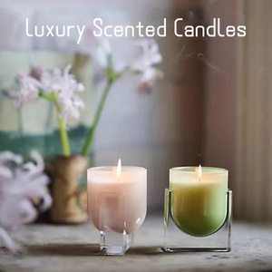 Venta caliente nuevo diseño <span class=keywords><strong>de</strong></span> lujo logotipo personalizado etiqueta privada decoración del hogar <span class=keywords><strong>velas</strong></span> perfumadas <span class=keywords><strong>Vasos</strong></span> - Product Image 4