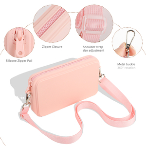 <span class=keywords><strong>Sac</strong></span> à bandoulière en silicone imperméable pour femme, petit <span class=keywords><strong>sac</strong></span> photo pratique, idéal pour la sublimation, vente en gros - Product Image 5