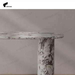 Tostone Calacatta Viola Marmor tisch Kaffee Marmor Wand Stein möbel ein mutiges Statement-Stück für elegante Wohnräume - Product Image 3