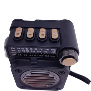 Retro Full-Band AM/FM/SW Portable Radio with Built-in Speaker & <b>LED</b> <b>Flashlight</b>, Pocket Emergency Radio - Product Image 5