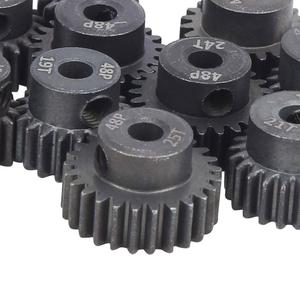 Set di motori a pignone cilindrico in metallo 10x per veicolo telecomandato auto RC su scala 1/10 - Product Image 1