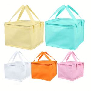 Sac isotherme réutilisable en polyester pour emballage alimentaire à emporter, écologique et imperméable pour le rangement en panier - Product Image 1