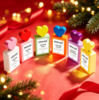SAGALAGA 30ml Huile à cuticules en roll-on Cœur Idée Cadeau Noël Huile de Soin des Ongles à la Kératine et Vitamine E Vente en Gros et au Détail pour Cadeau de Fêtes