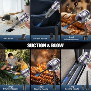 Aspirateur portable 2-en-1 pour le marché espagnol, brosse de <span class=keywords><strong>nettoyage</strong></span> électrique pour la <span class=keywords><strong>maison</strong></span> et la voiture avec aspiration de 16KPA - Product Image 2