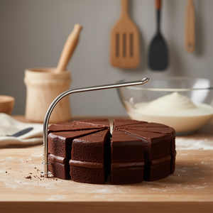 เครื่องแบ่งฐานเค้ก Westmark Simplex Duo แบบโลหะ สำหรับแบ่งเค้กเป็นชั้นอย่างสม่ำเสมอ - Product Image 3