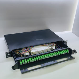 ODF de 24 Puertos, 24 Núcleos, Tipo Cajón SC APC, FTTH, Monomodo, Panel de Distribución Óptica, Panel de Conexión de Fibra Óptica con Adaptadores Pigtails - Product Image 4