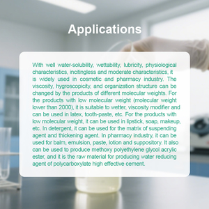 Metossipolietilenglicole <span class=keywords><strong>B</strong></span>-500 Agente Chimico Ausiliario CAS 9004-74-4 - Product Image 3