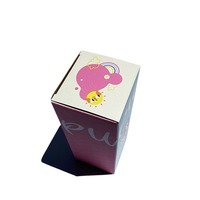 Emballage de boîte à fond auto-verrouillant personnalisé avec logo imprimé, respectueux de l'environnement, en carton, pour cosmétiques, avec laminage mat, emballage cadeau