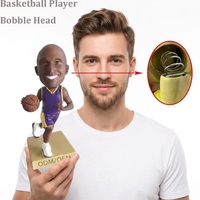 Figurine de joueur de basket-ball personnalisée en résine, vente en gros, cadeau promotionnel d'équipe, fabricant