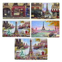 Produit promotionnel Plaque en plastique PP personnalisé Tapis de table à manger Napperons de table étanches