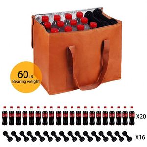 Bolsas Térmicas Aisladas Resistentes y Reutilizables con Logotipo Personalizado, para Entrega de Alimentos y Compras - Product Image 2